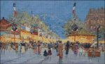 (image for) Galien-Laloue: Evening Parisian Scene
